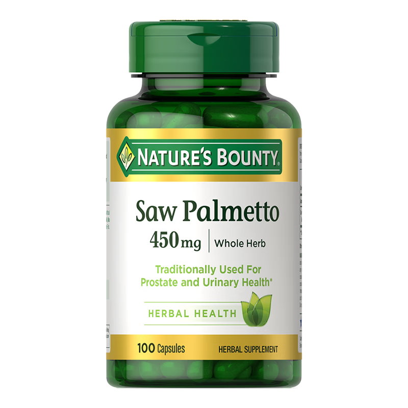 Nature's Treasure Nestle's Saw Palmetto Extract Capsules Protect the Prostate and Replenish the Kidneys 100 Capsules