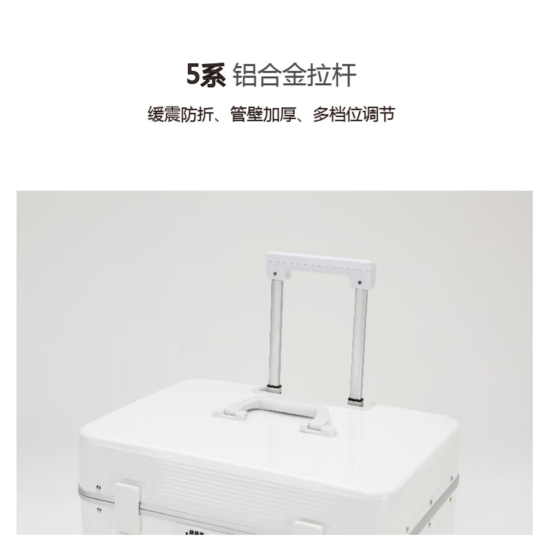 USHOW TRAVEL Japanese craftsmanship camera case PC trolley case aluminum frame suitcase flip cover photographic equipment case men's and women's luggage password box black buckle 20 inches - checked luggage required - with liner