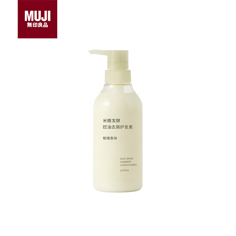 MUJI Rice Bran Fermented Oil Control Anti-Dandruff Conditioner Citrus Fragrance 400ml