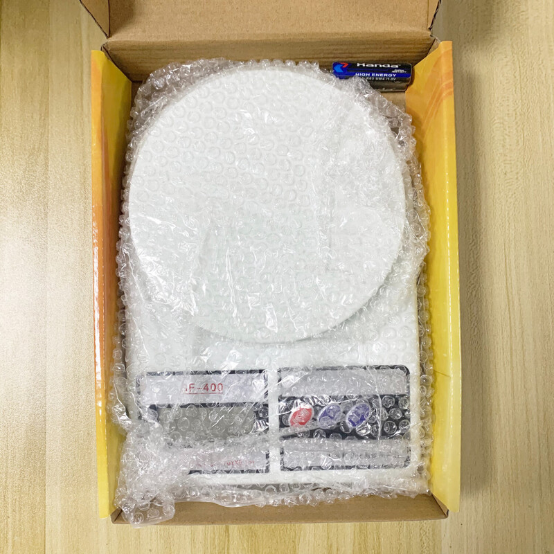 SF400 high-precision kitchen electronic scale, kitchen scale, household food electronic scale, baking scale, food scale 10kg, Chinese battery model, matte display, 10kg/1g