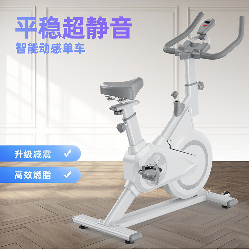 Xiaomi stone all-inclusive flywheel spinning smart home equipment sports magnetically controlled small indoor bicycle exercise bike efficient white/all-inclusive flywheel/heart rate model