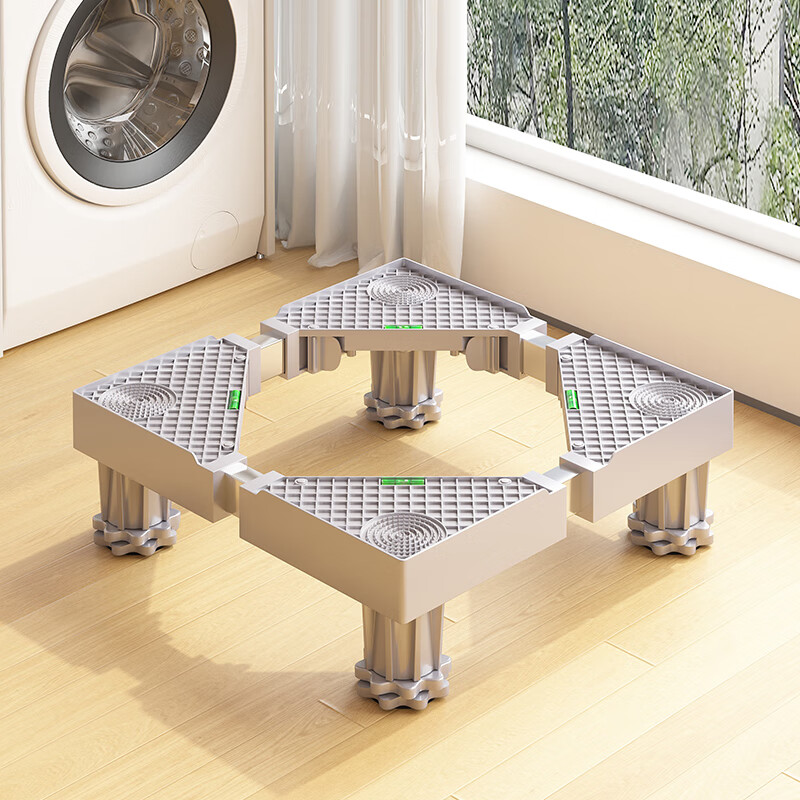 Wojia washing machine base universal heightening moisture-proof mobile rack refrigerator storage rack heightening air-conditioning refrigerator base standard 4-foot free tape measure