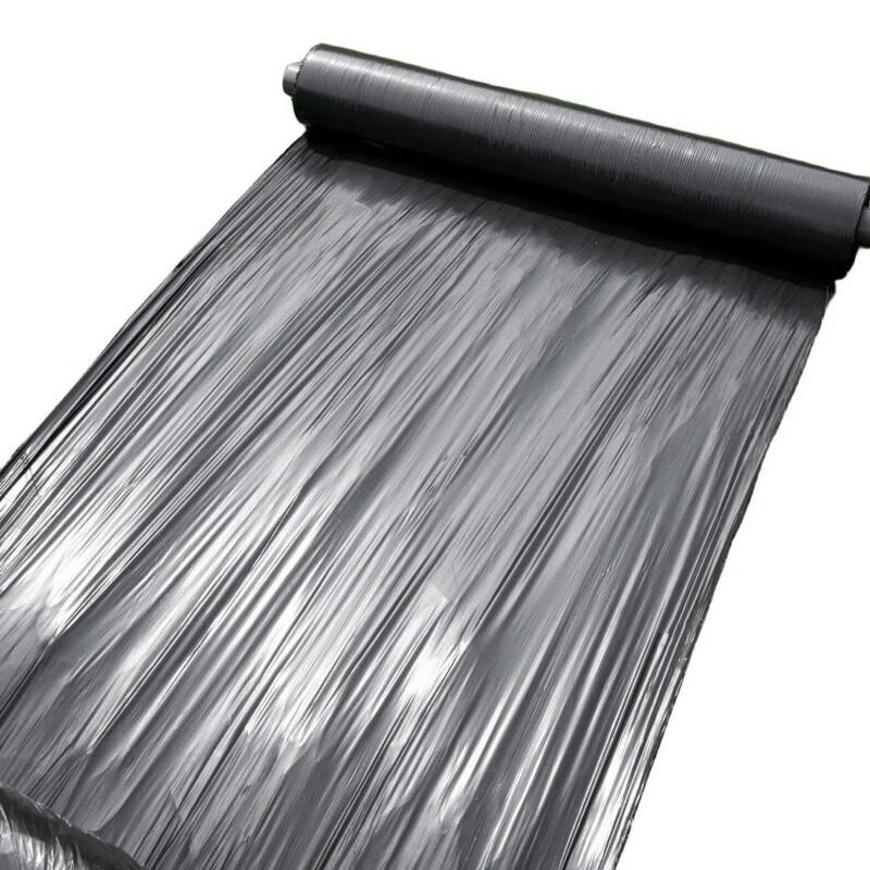 Agricultural black mulch film, black weed removal film, vegetable planting, fruit tree greenhouse, orchard insulation film, plastic film thickened, 5 pounds black, 1 meter wide, 200 meters long
