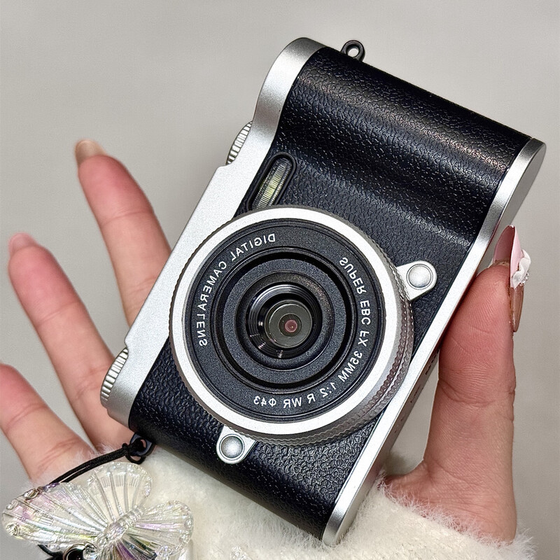 Fuyu CCD Sanrio Kurome camera student party photo and video transfer to mobile phone HD flash instant filter selfie gift gift practical children's toy introduction White Hello Kitty + dual camera selfie + fill light gift box package three 32G can take 5000 photos - can be transferred to mobile phone