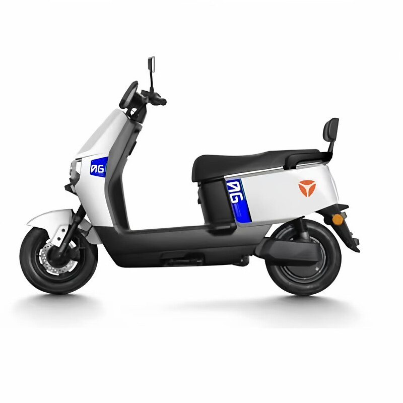 Yadilaika Yuexiang Edition Double Disc Brake Electric Motorcycle 72V Ultra-Long Range Battery Electric Vehicle Smart Takeaway Battery Car Pu Canglan (Double Disc Brake + Smart APP) 72V22A Lead-Acid Battery