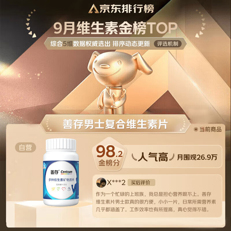 Sencun Men's Multivitamin B Complex Zinc Selenium Multivitamin DCE Calcium Iron Magnesium Biotin B2B6B12 80 capsules