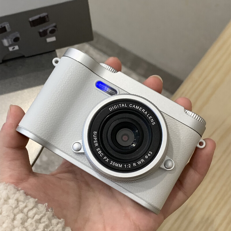 Fuyu CCD Sanrio Kurome camera student party photo and video transfer to mobile phone HD flash instant filter selfie gift gift practical children's toy introduction White Hello Kitty + dual camera selfie + fill light gift box package three 32G can take 5000 photos - can be transferred to mobile phone