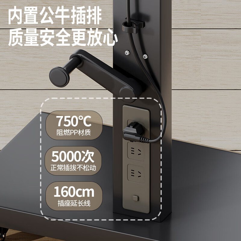 Xingkaishi TV stand removable floor-standing rotating cart display live broadcast conference universal TV hanger suitable for Cool Chuangwei JAV Hisense TCL and other shelves black 32-70 inches for home and business dual-use horizontal and vertical screen free rotation