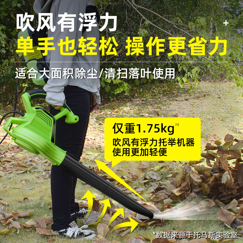 TOMSPOWER Rechargeable Industrial Hair Dryer for Fall Leaf Cleaning Electric Storm Thomas Wireless Blower Snow and Dust Remover Professional 3500W +20A (3.5 hours)