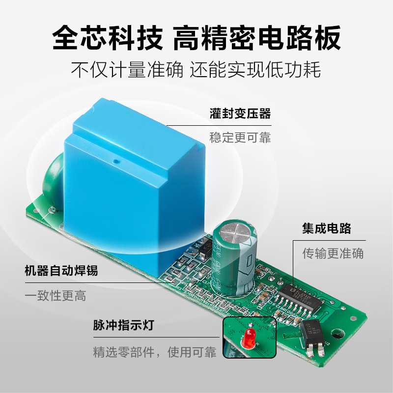 Bull electrical meter home commercial rental single-phase meter high-precision electronic energy meter DDS2295