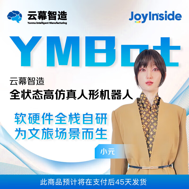 Yunmo Intelligent Manufacturing Cultural Tourism Humanoid Robot Guide Explains Voice Interaction Celebration Advertising Exhibition Conference AI Conversation Robot Welcome Cultural Tourism Reception Scenic Area Guide Robot C-type Xiaoyuan