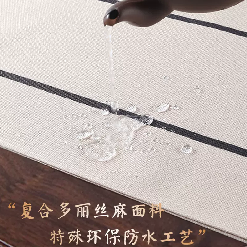 Yusenyi French retro tea banquet table runner high-end dining table coffee table waterproof long tablecloth sideboard cabinet set Confidante triangle tassel table runner 32x140cm suitable for desktop length 8090cm or coffee table)