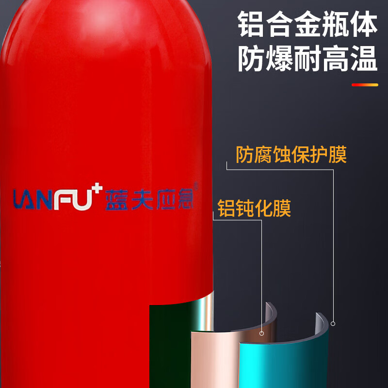 Lanfu vehicle-mounted fire extinguisher household national fire protection 3C certified car commercial simple portable water-based fire extinguishing bottle