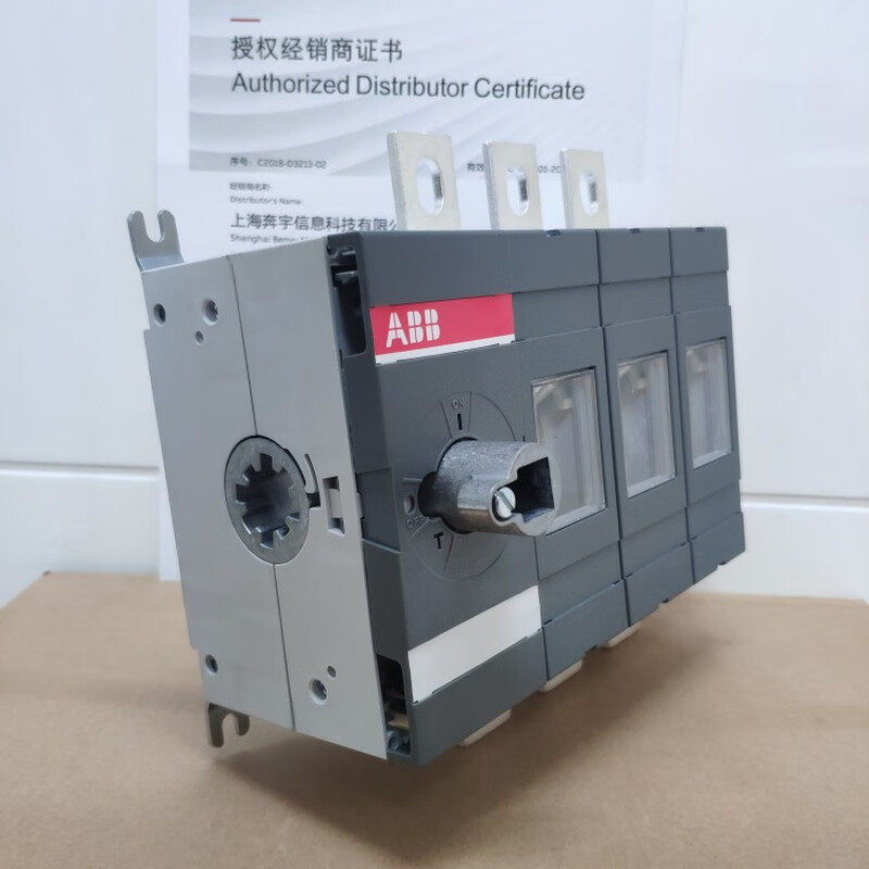 Isolating switch OT400E03P load switch cabinet door operation isolation including extension rod and operating handle