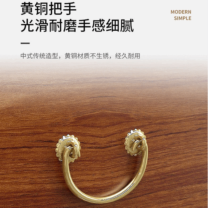 Gu Jia Shufu's new Chinese-style sideboard solid wood side bar against the wall integrated high cabinet home living room tea and wine cabinet multi-functional cabinet delivered to home and installed by the master high cabinet (80*40*200) cm