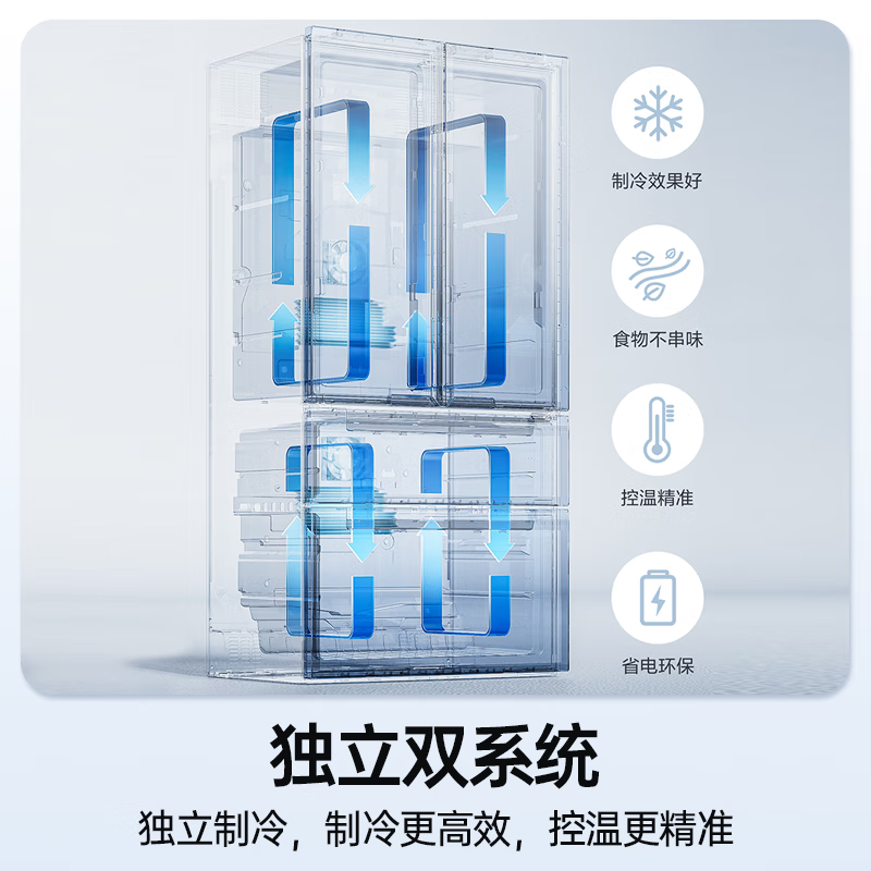 Panasonic Big Seal PLUS 573 liter refrigerator pearl white ultra-thin zero-embedded dual system sterilization French four-door tempered glass upgraded model NR-EW57TGB-W