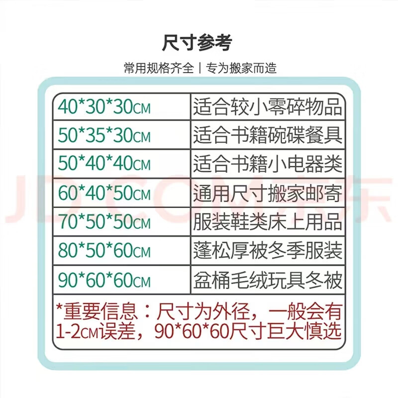 Spring Festival cash rebate storage thickened and hardened moving carton storage and organization home life cartons 3 packs without buckle handles enhanced version 60*40*50