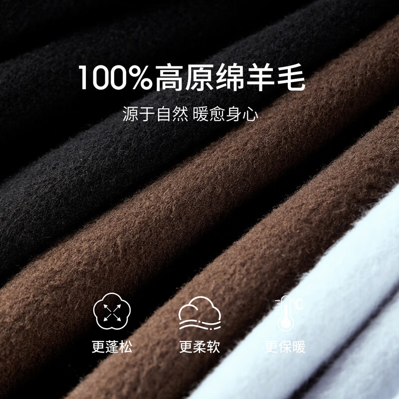 Shandubila 100% wool warm woolen coat for women winter women's high-end suit collar long commuter double-sided woolen coat