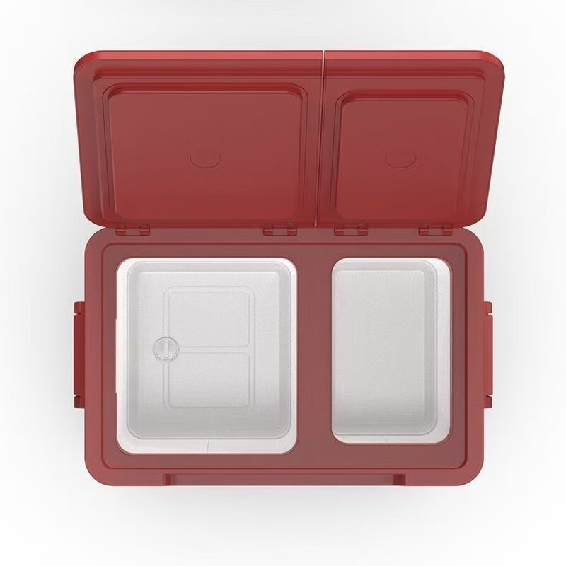 Ice Tiger Car Refrigerator Freezer and Refrigerator Portable Car and Home Dual-Purpose Sturdy and Durable Compressor Refrigeration New Style Car and Home Dual-Purpose Dual-Temperature Dual-Control with Lights Connectable to Bluetooth Aluminum Chamber HS 49L