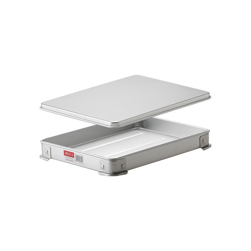 MPPMCK dumpling storage box metal Japanese aluminum quick-frozen dumpling storage box frozen wonton box dumpling box crisper top cover single pack