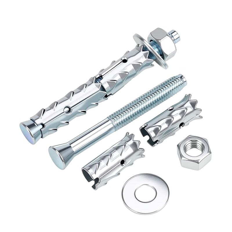 Wynn Shangchuanshan thorn expansion screw, fish scale, expansion tube, foam brick, hollow brick, lightweight brick, special expansion bolt, external expansion 6*120 (5 pieces)