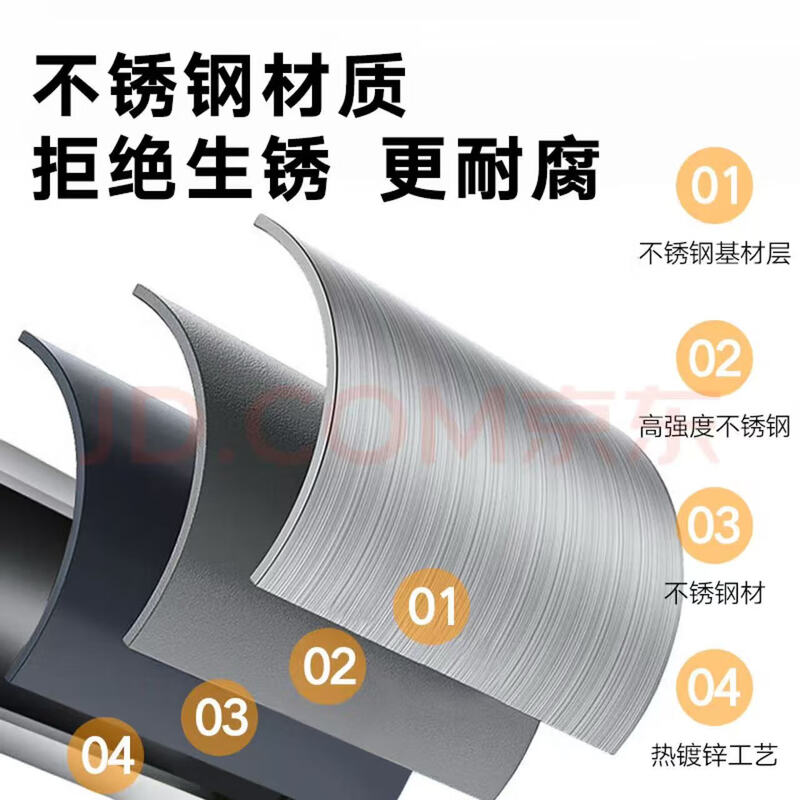 Air conditioner outdoor unit bracket thickened stainless steel extra thick bracket large 1 piece suitable for Midea Gree Xiaomi universal 1.5p 2P 3 piece shelf wall mount tripod 1-1.5P stainless steel thickness 1.6mm with stainless steel screw package