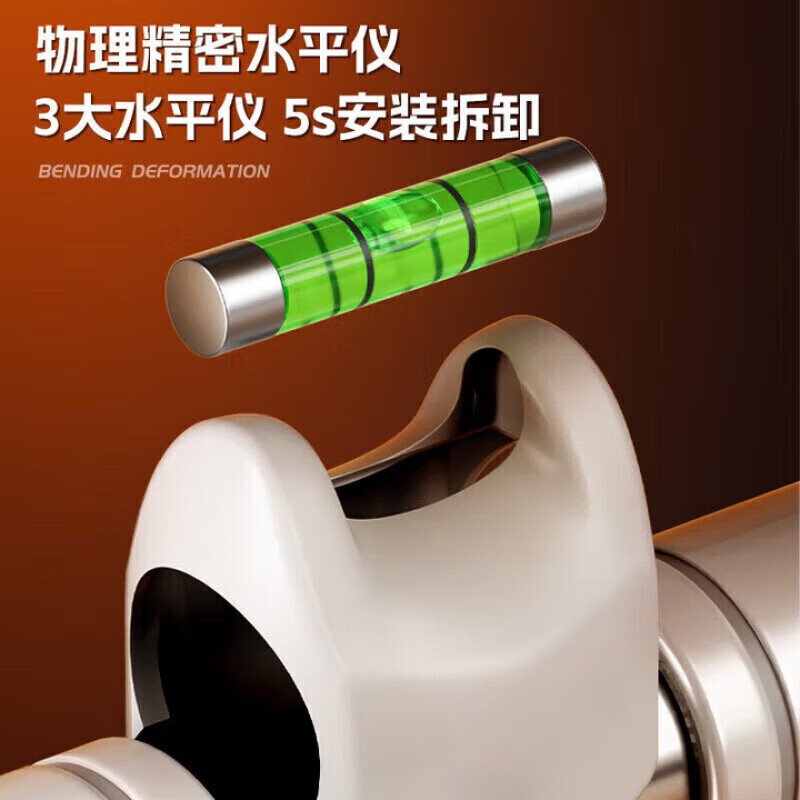 SAWAAG German pull-up device household horizontal bar telescopic indoor installation-free punching door fitness equipment training device upgraded anti-slip model 76-95cm