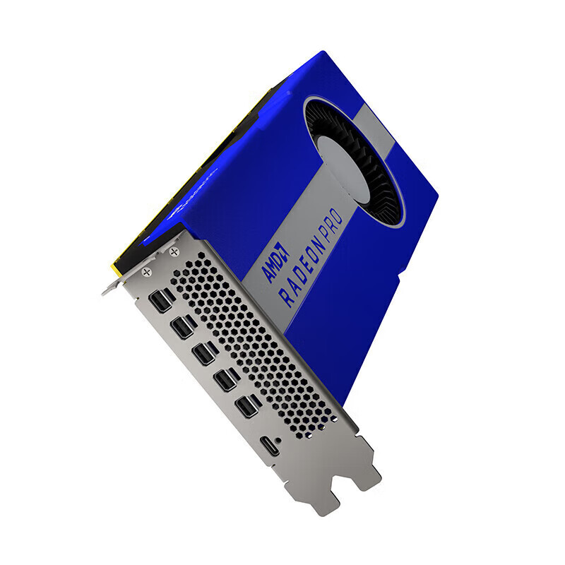 AMD Radeon PRO W5700 8G Simple Package Workstation Graphics Card 5 Mini DP+USB-C Interface/205W TDP/Turbine Cooling Architectural Visualization Industrial Packaging
