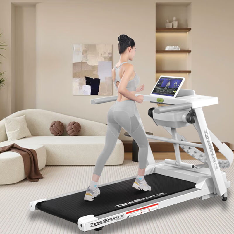 Treadmill home new small folding multi-functional weight loss silent shock-absorbing walking machine indoor gym dedicated J3 flexible shock-absorbing/silent motor/black