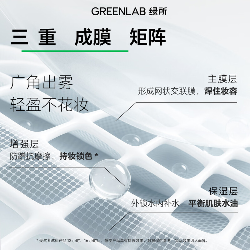 Green Institute Men's Cream Natural Concealer Liquid Foundation for Women 30g Authentic 01 Lightweight Makeup Setting Spray 100ml Waterproof and Sweatproof