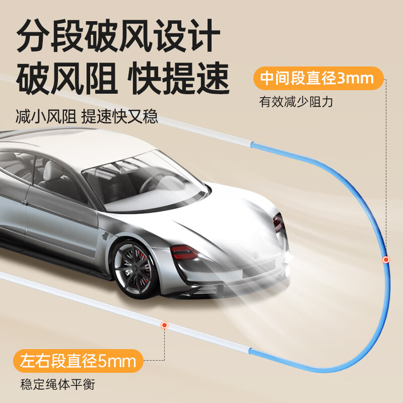 XTEP skipping rope children's sand-specific test beginner racing competition professional kindergarten primary and secondary school students 3-5-6-12 years old