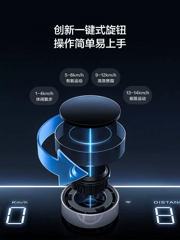 Treadmill G1 weight loss fitness home foldable small apartment mobile intelligent silent shock absorption walking white basic version