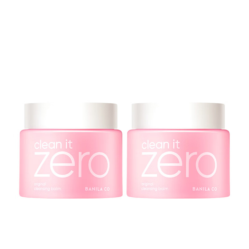 Banila co makeup remover jelly star small powder jar zero classic 180ml*2 face eye lip makeup remover