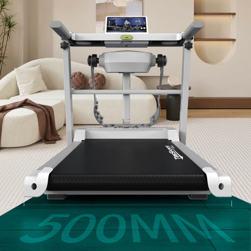 Treadmill home new small folding multi-functional weight loss silent shock-absorbing walking machine indoor gym dedicated J3 flexible shock-absorbing/silent motor/black