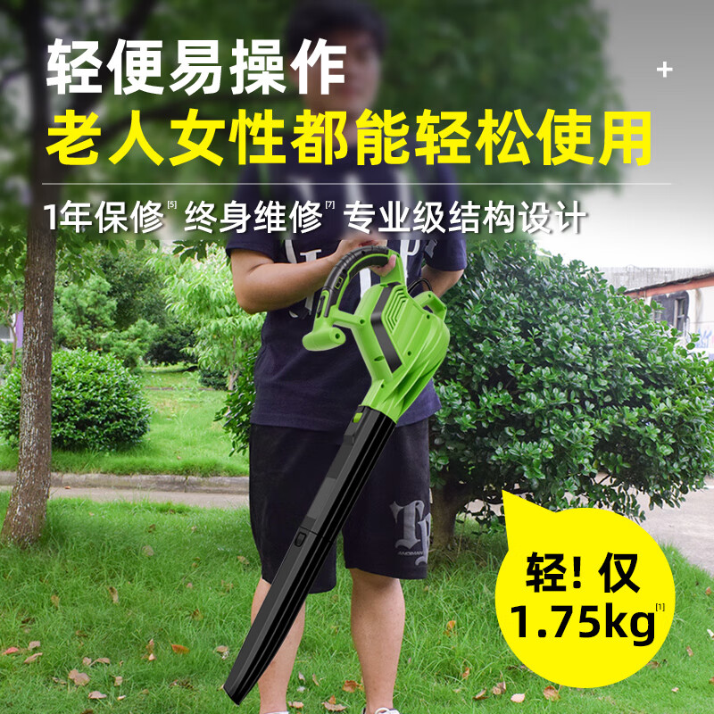 TOMSPOWER Rechargeable Industrial Hair Dryer for Fall Leaf Cleaning Electric Storm Thomas Wireless Blower Snow and Dust Remover Professional 3500W +20A (3.5 hours)