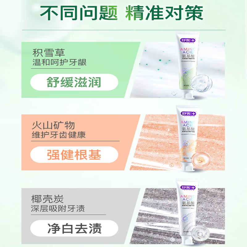 Shuke Amino Acid Toothpaste Gum Protection, Whitening, Fresh Breath, Whitening Repair, 140g*1 tube, on clearance