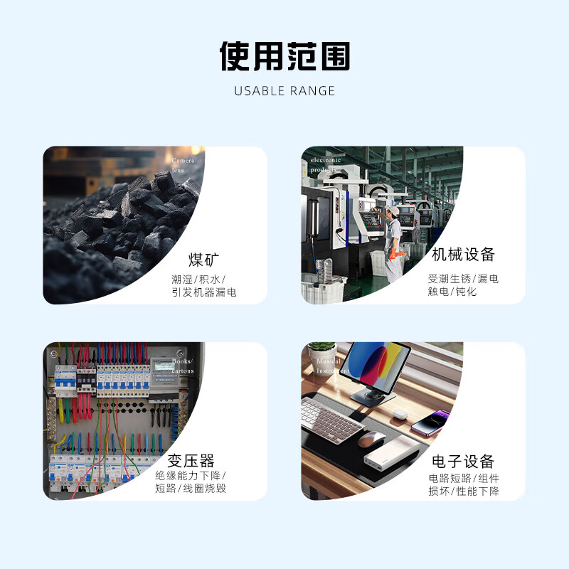 Hoskop Desiccant Industrial Desiccant Dehumidification and Moisture-proof Blue Color-Changing Silica Gel Particles Moisture-proof Beads Machinery Equipment Camera Electronic Products Dehumidification Box Reusable 20 bottles/box