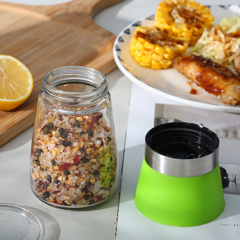 Fat Donglai same style pepper grinder manual grinding bottle household pepper grinder freshly ground black pepper grinder black 1 pack