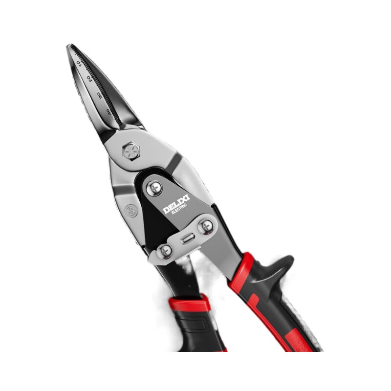 Delixi stainless steel industrial shears 10 inches straight