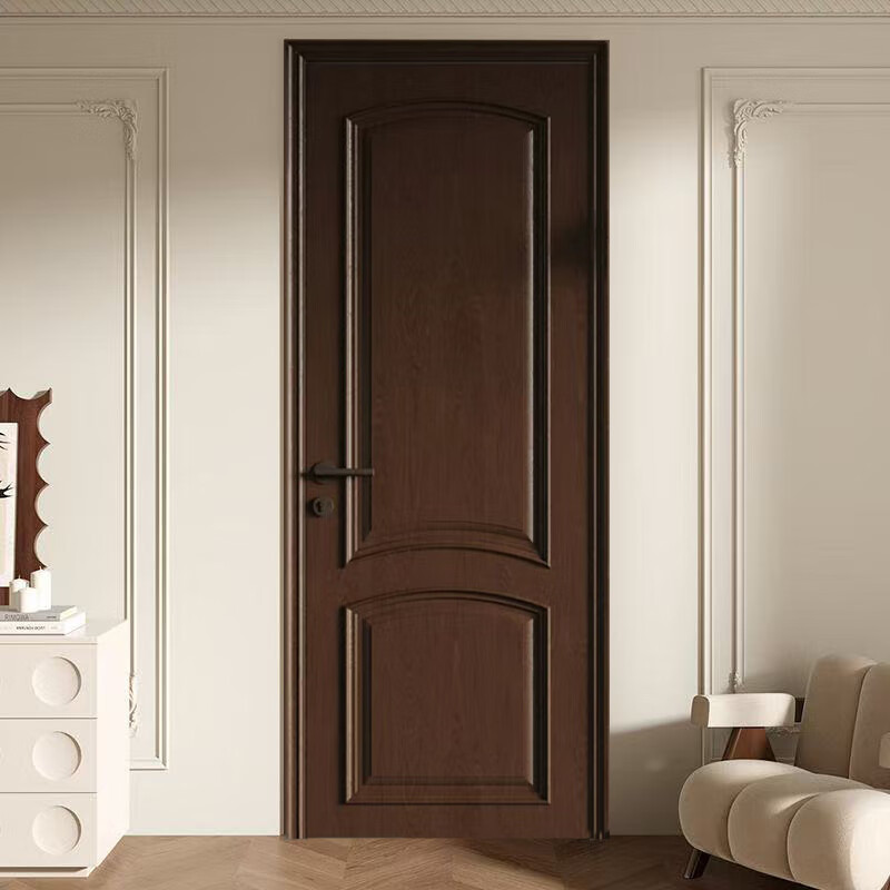 Solid wood door, bedroom door, all solid wood composite painted door, antique style set door, room door, interior door, home wooden door, solid wood composite painted door A