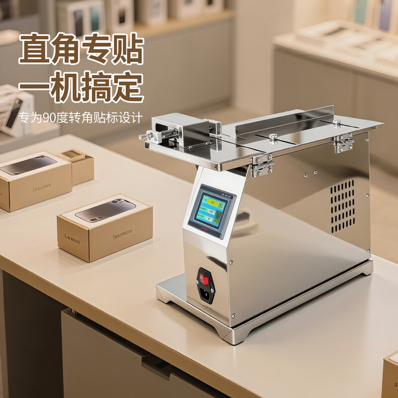 Xuan Teng Machinery Right Angle Labeling Machine Pharmaceutical Gift Labeling Machine Cosmetics Food Packaging Box Semi-automatic Labeling and Coding Machine Multifunctional Right Angle Labeling Machine