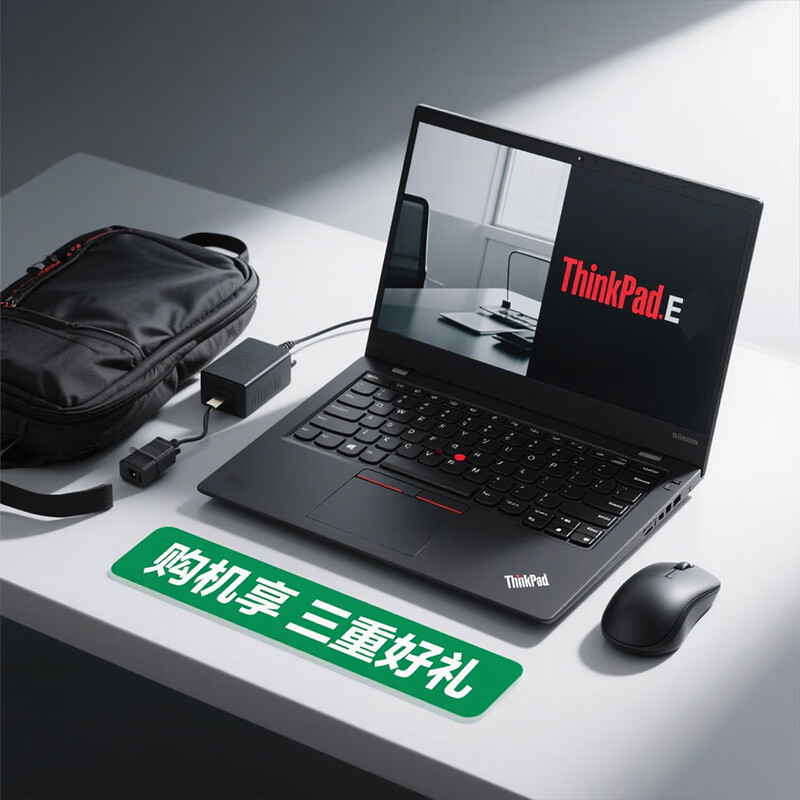 Lenovo Exhibition Machine Thinkpad E Series Business Office Thin and Light Laptop Computer Student Online Class Laptop Core I5 Processor China Mainland 32G-1T High Speed Solid State