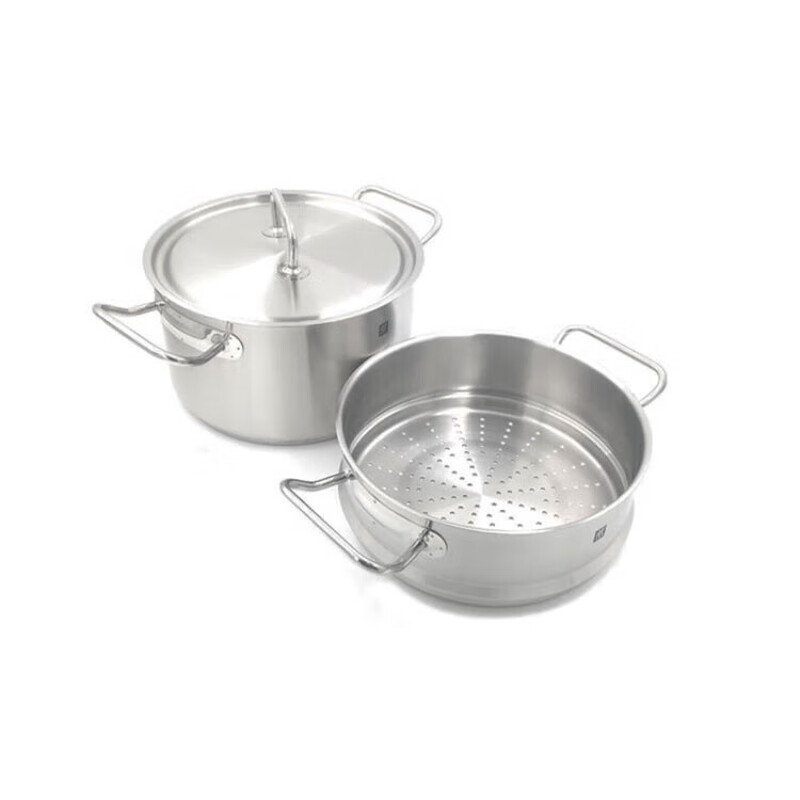Zwilling (ZWILLING) German classicII 24cm soup pot, stew pot, 24cm steamer, steamer grid, steamer pot set