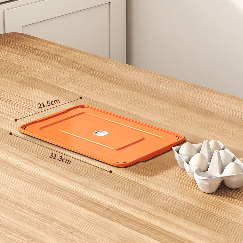 Zixian frozen dumpling box dumpling plate refrigerator quick-frozen dumpling bag dumpling chaos large capacity multi-layer fresh-keeping box pp-freezing professional orange line up the dumplings add a cover