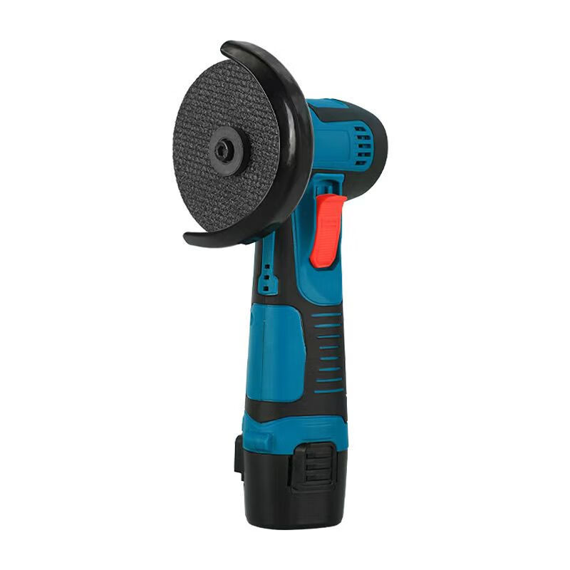 Mo Peng polishing machine cutting marble angle grinder multi-functional polishing machine cutting machine small household grinding wheel universal two batteries one charging stone 1 wood 1 louver 1 cutting 3 polishing 3 blue-plastic box