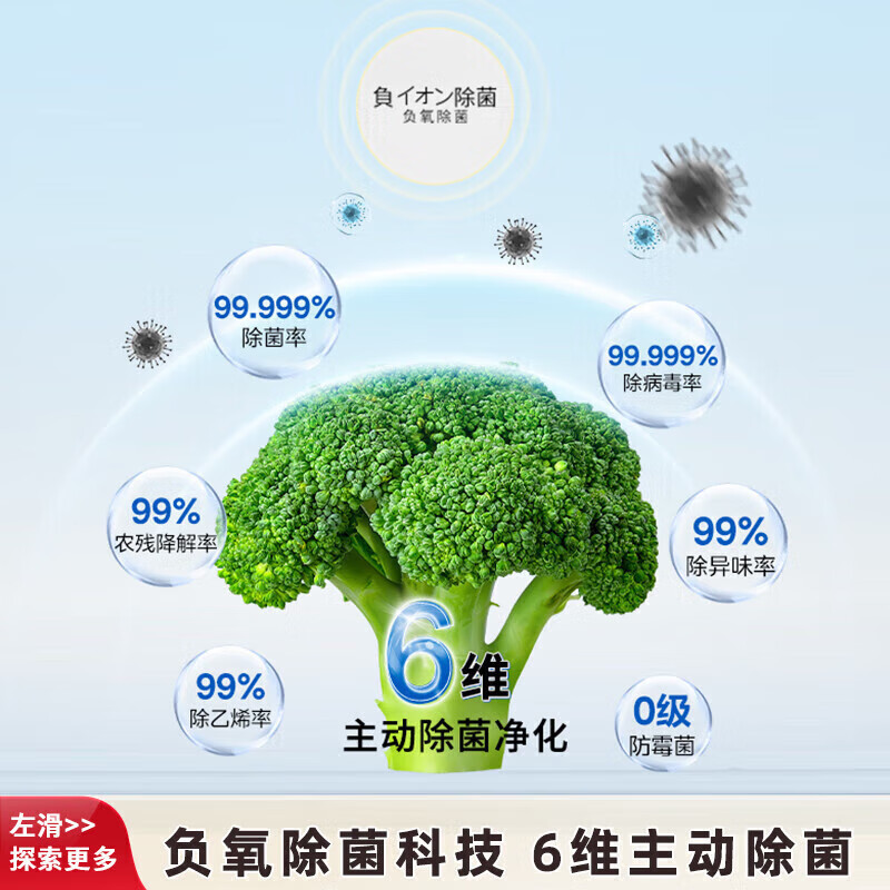 TOSHIBA Dabai Tao PRO483 Thin Zero Embedded Dual System Refrigeration Automatic Ice Making, Sterilization and Odor Purification Level One Energy Efficiency Multi-Door Double Door Refrigerator GR-RM483WI-PG1B3 GR-RM483WI-PG1B3