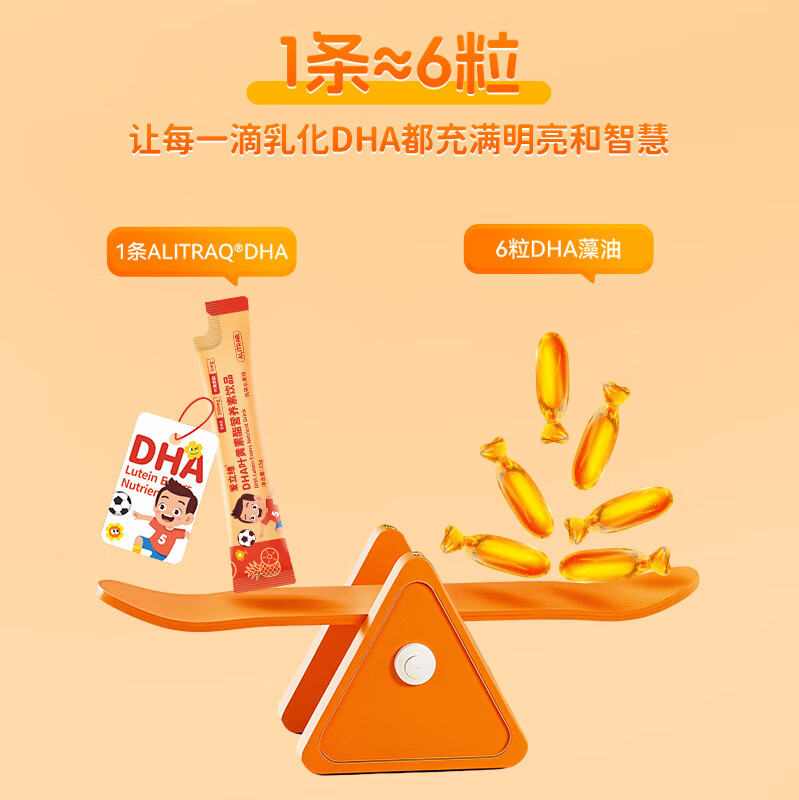 Elliot DHA Lutein Ester Nutrient Drink (Peach Flavor) 15g 3 sticks