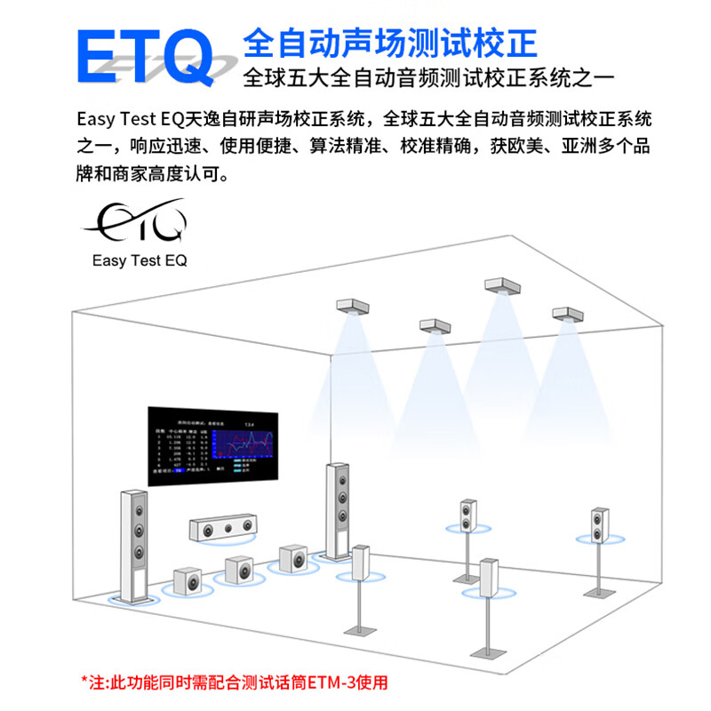 Tianyi (Winner) AD-7300HDII new second generation Dolby Atmos 7.2.4 HD multifunctional wireless Bluetooth audiophile-grade preamplifier AD-7300HDII 2nd generation