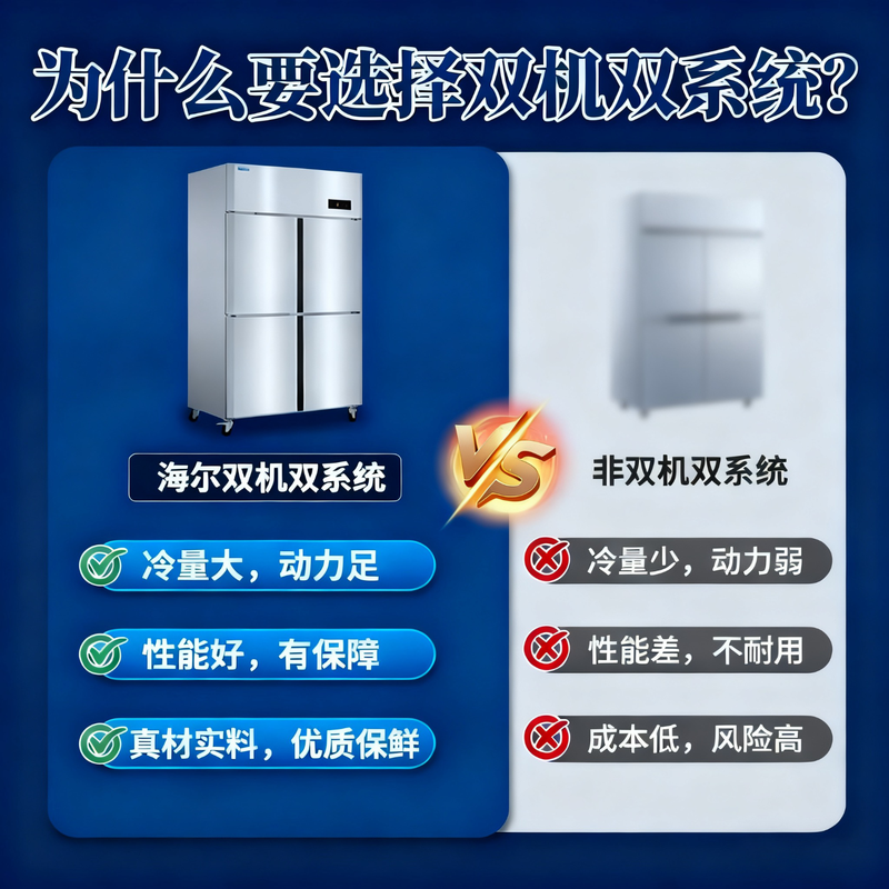 Haier Freezer Commercial Four-Door Refrigerator Six-Door Kitchen Cabinet Vertical Pork and Mutton Freezer Quick Freezer Stainless Steel Refrigerator Vegetable and Fruit Fresh Freezer 1050L Four Door Full Freezer Copper Tube Refrigeration