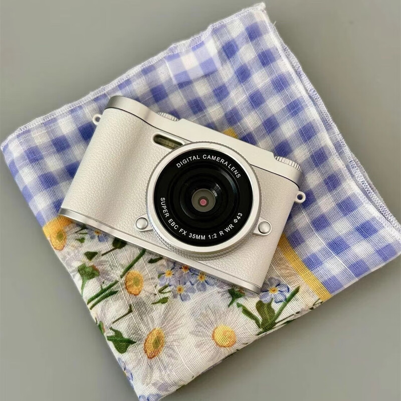 Fuyu CCD Sanrio Kurome camera student party photo and video transfer to mobile phone HD flash instant filter selfie gift gift practical children's toy introduction White Hello Kitty + dual camera selfie + fill light gift box package three 32G can take 5000 photos - can be transferred to mobile phone